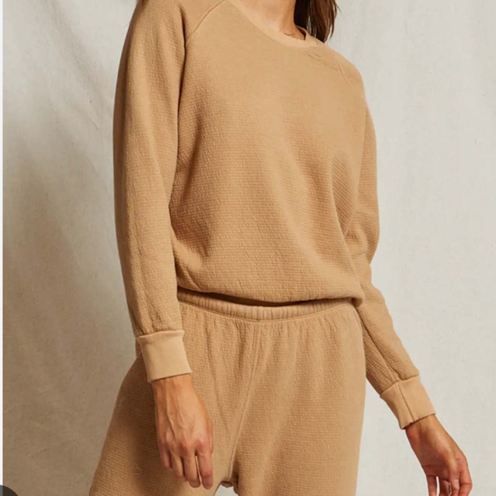 perfectwhitetee Allamn Tan Lounge Set in Dune XS